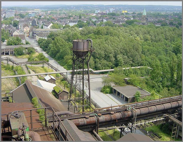 Aussicht mit Wasserbehälter