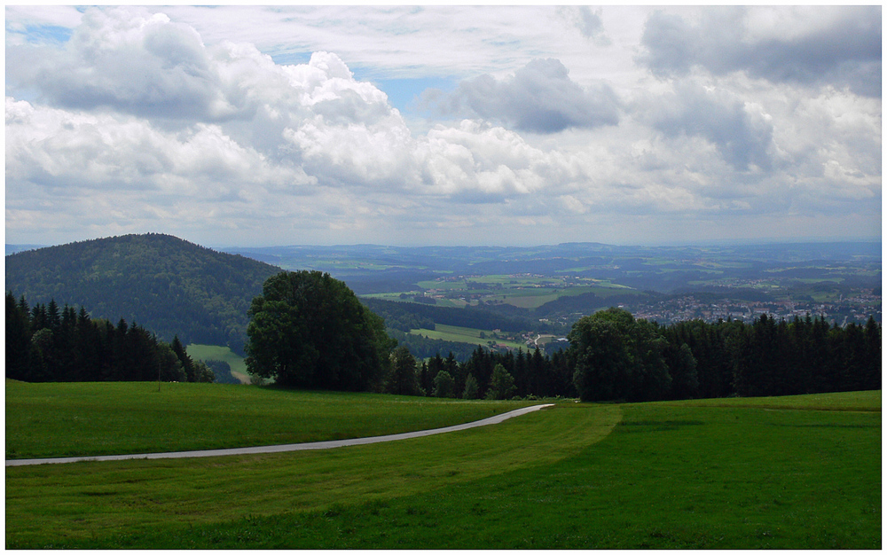 Aussicht mit Wolken