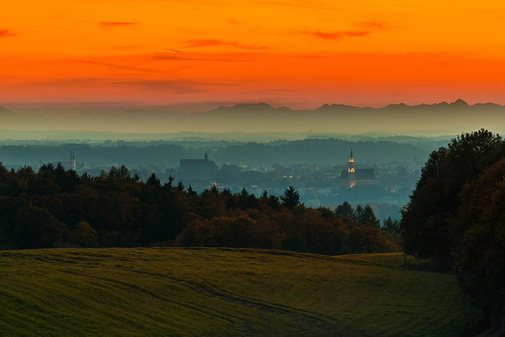 Aussicht nach Altötting, Neuötting