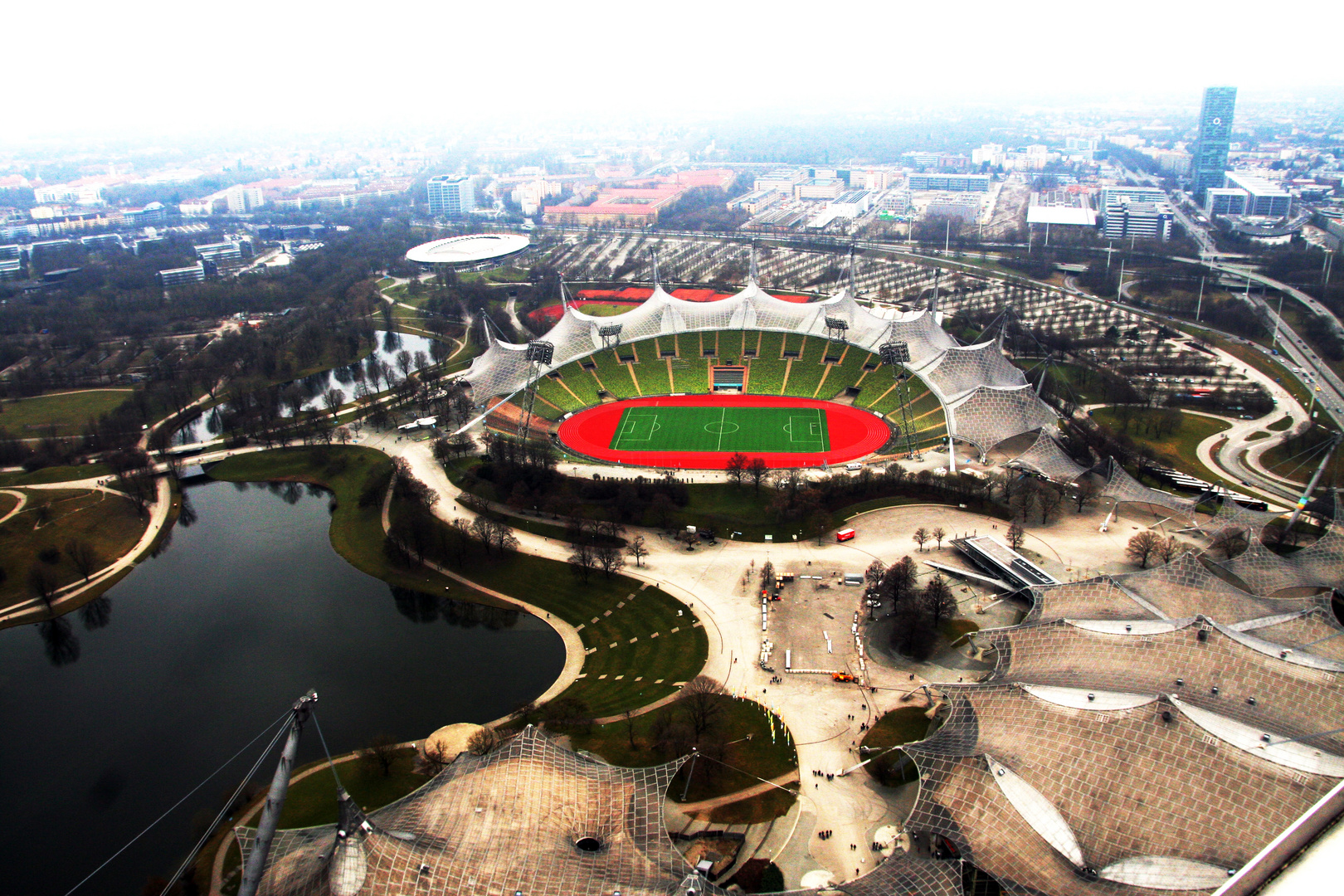 Aussicht Olympiaturm München