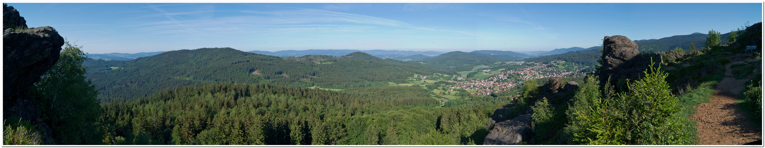 Aussicht Silberberg Bodenmais Norden