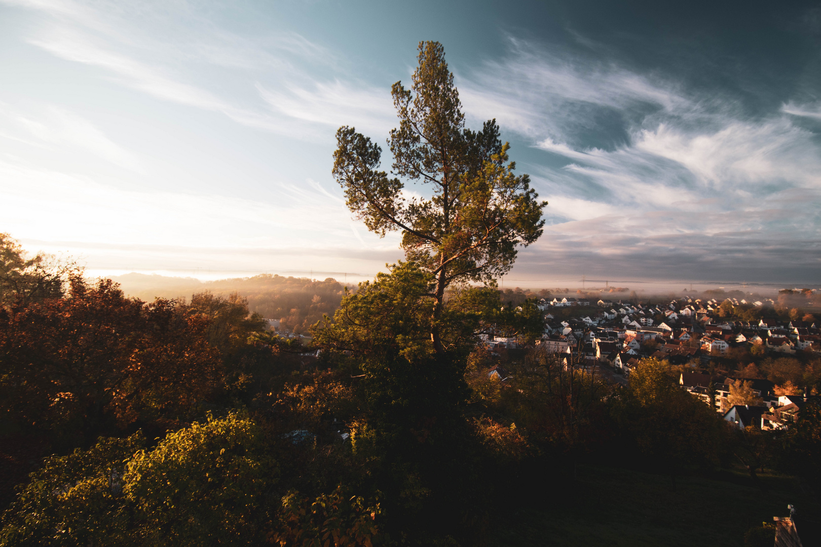 Aussicht über das Körschtal