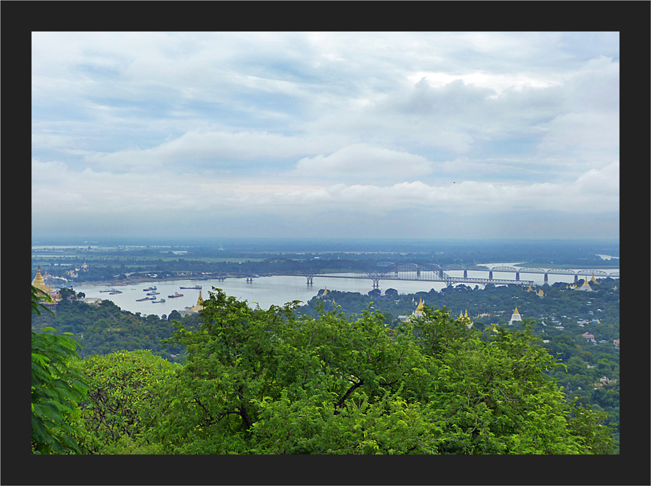 Aussicht über Mandalay