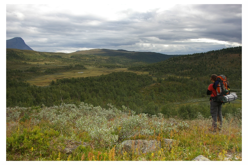 Aussicht übers Fjäll