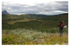 Aussicht übers Fjäll