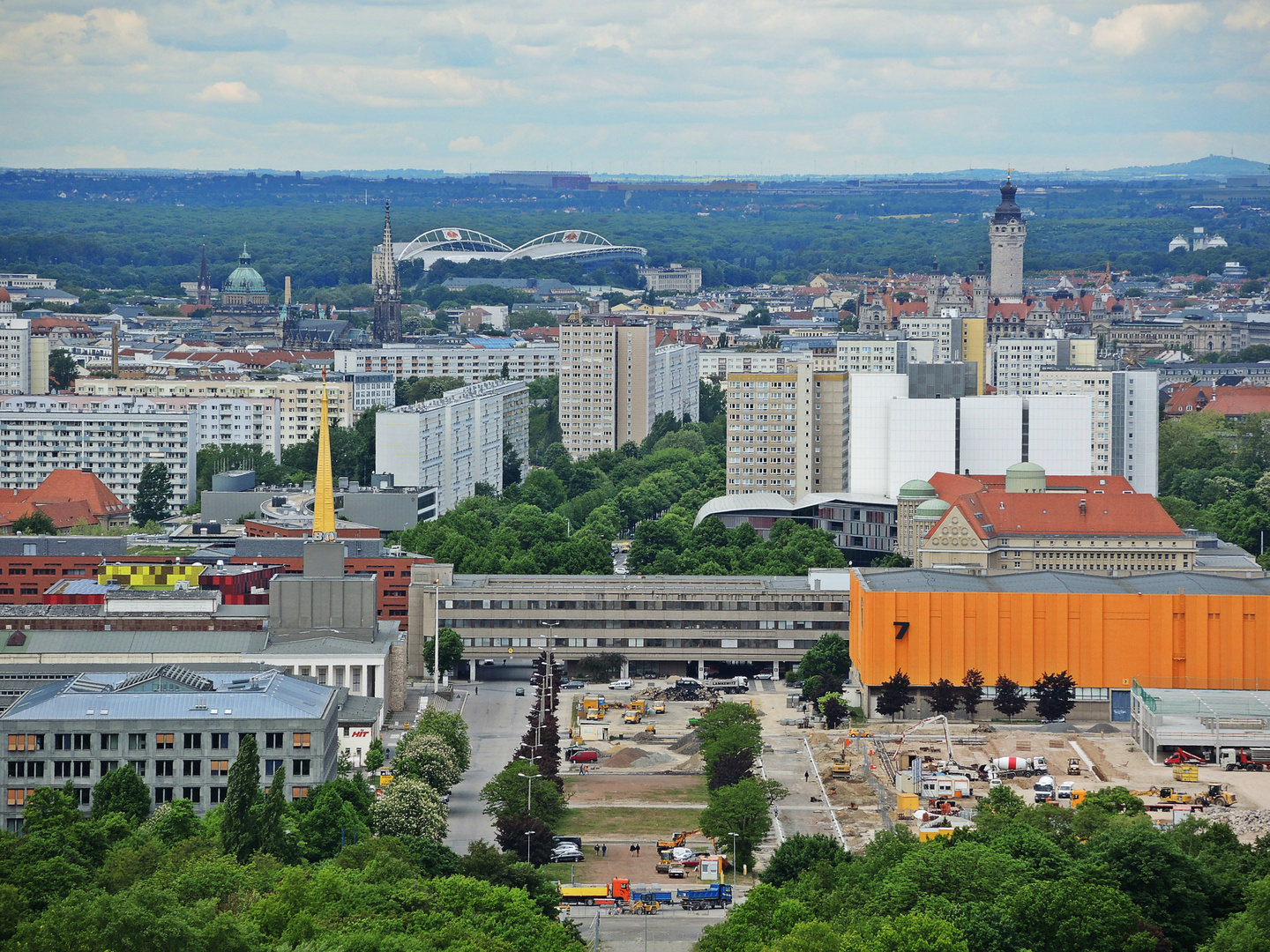 Aussicht Völkerschlachtdenkmal