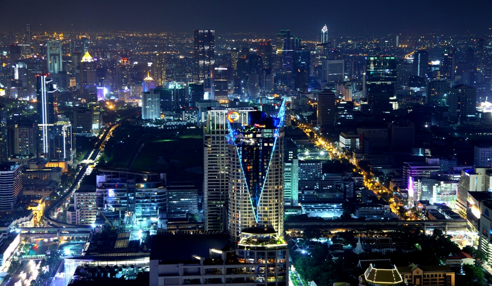 Aussicht vom Baiyoke Sky Hotel 2 - Bangkok - Thailand - Oktober 2011