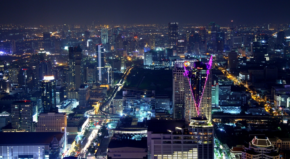 Aussicht vom Baiyoke Sky Hotel - Bangkok - Thailand - Oktober 2011