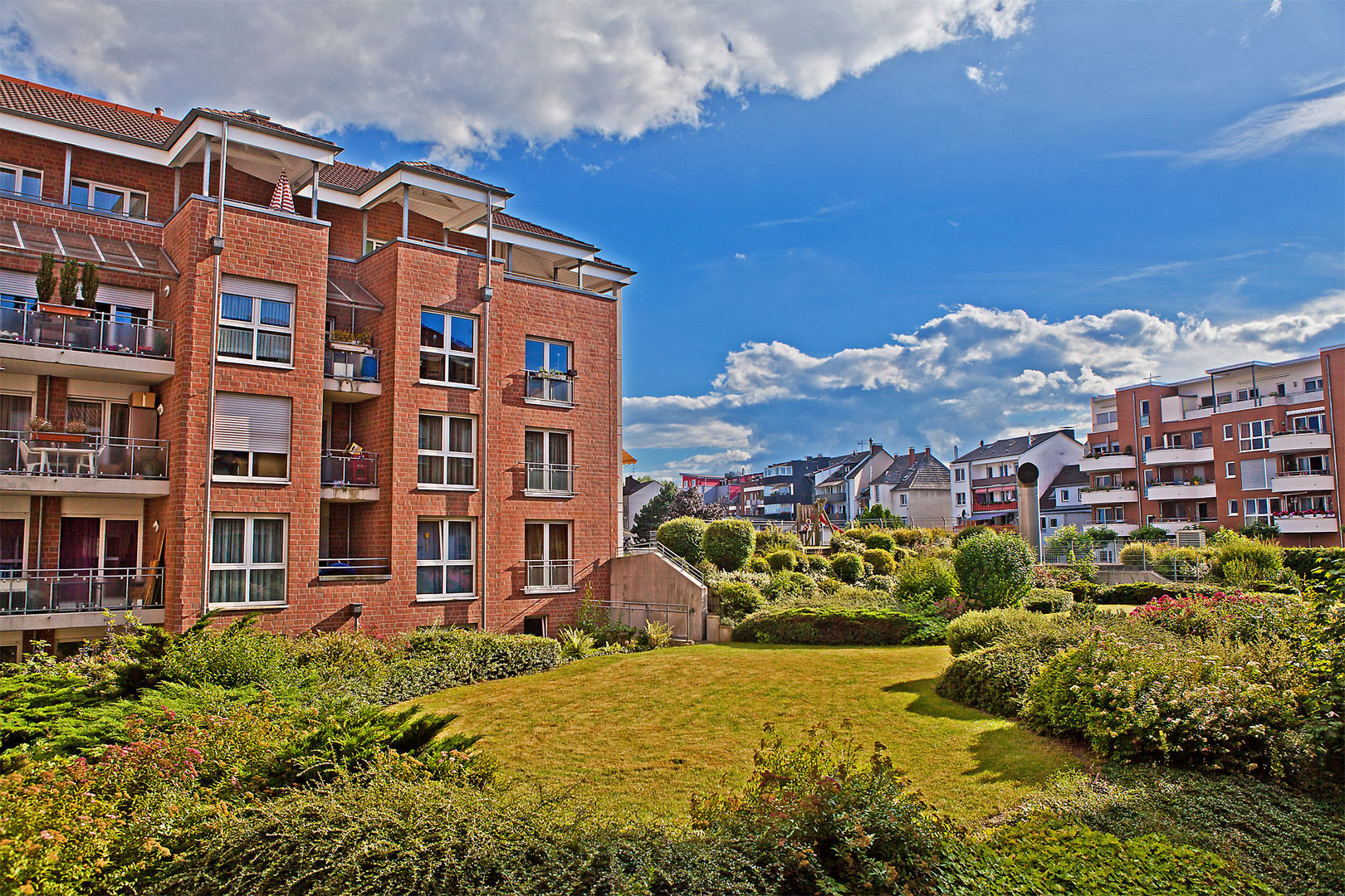 Aussicht vom Balkon