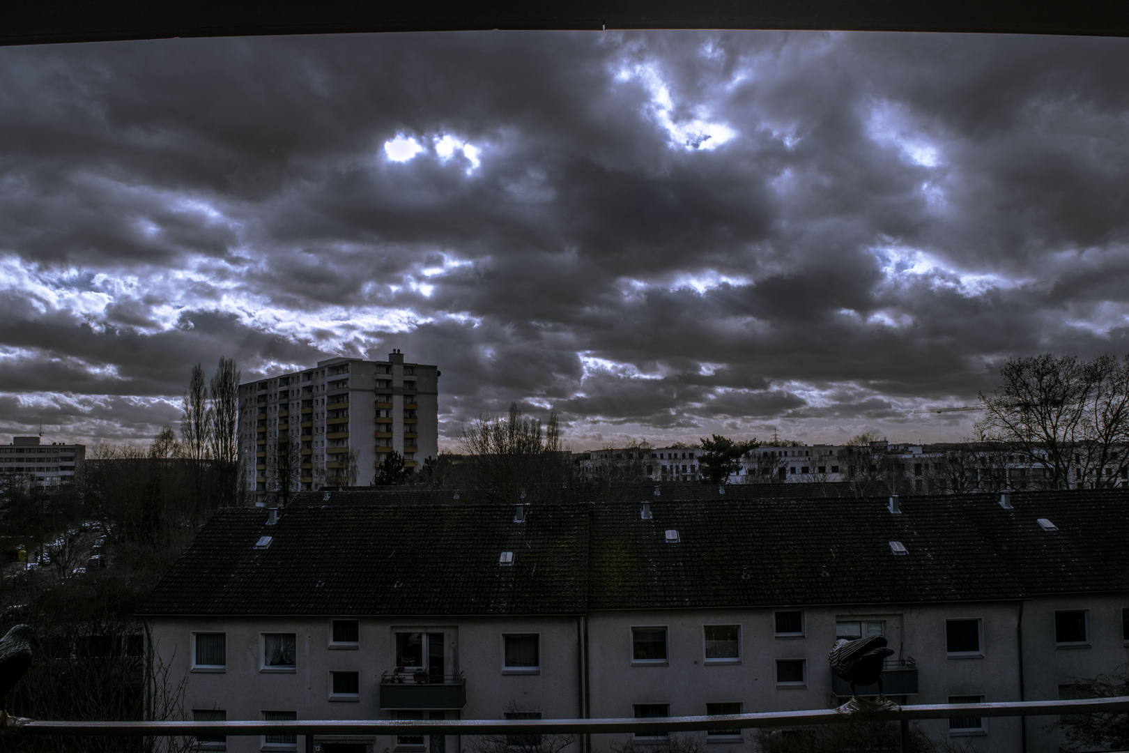 Aussicht vom Balkon