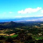 Aussicht vom Berg Puig de Randa auf Mallorca