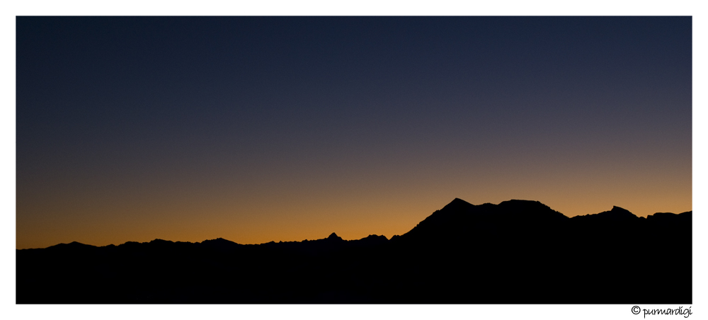 Aussicht vom Bödele (Bregenzerwald) in den frühen Morgenstunden