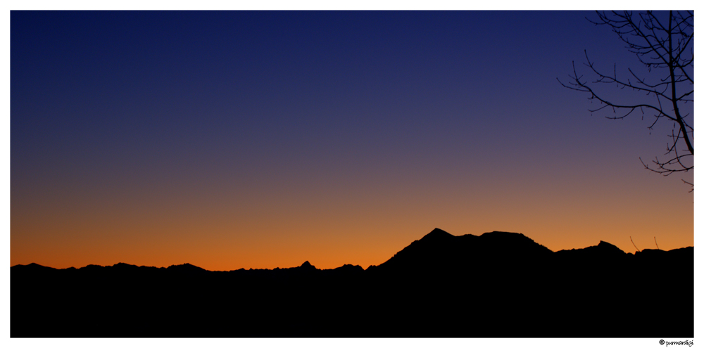 Aussicht vom Bödele (Bregenzerwald) in den frühen Morgenstunden V2