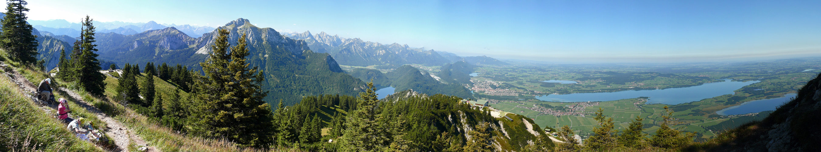 Aussicht vom Branderschrofen...