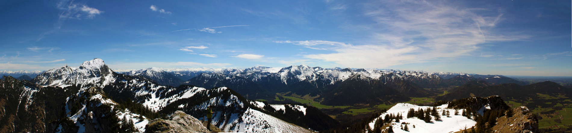 Aussicht vom Breitesten Gipfel