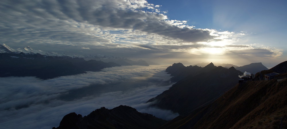 aussicht vom Brienzer Rothorn