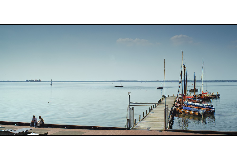 Aussicht vom Cafe/Restaurant Seeterassen - Steinhude