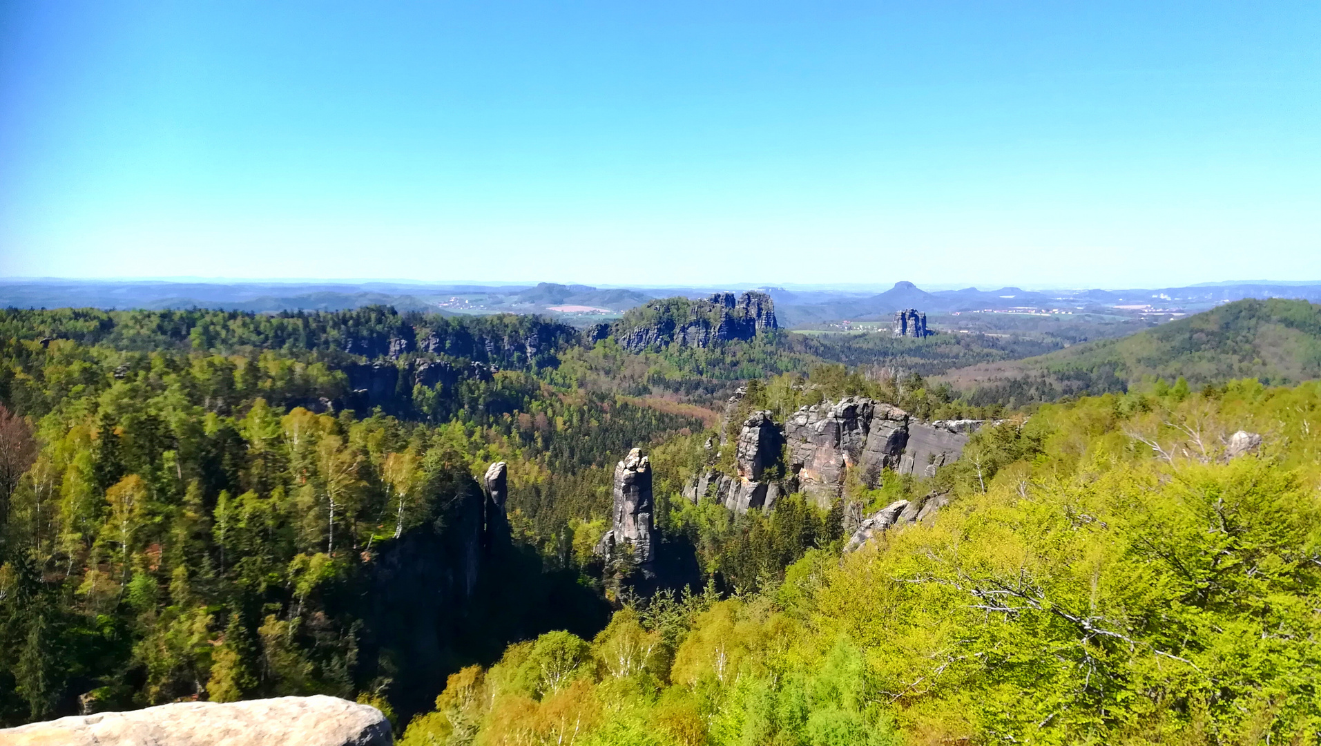 Aussicht vom carolafelsen 