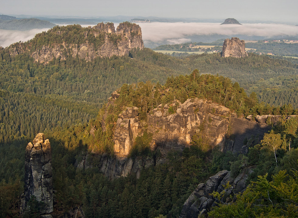 Aussicht vom Carolafelsen