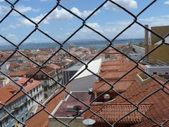 Aussicht vom Elevator Santa Justa in Lissabon