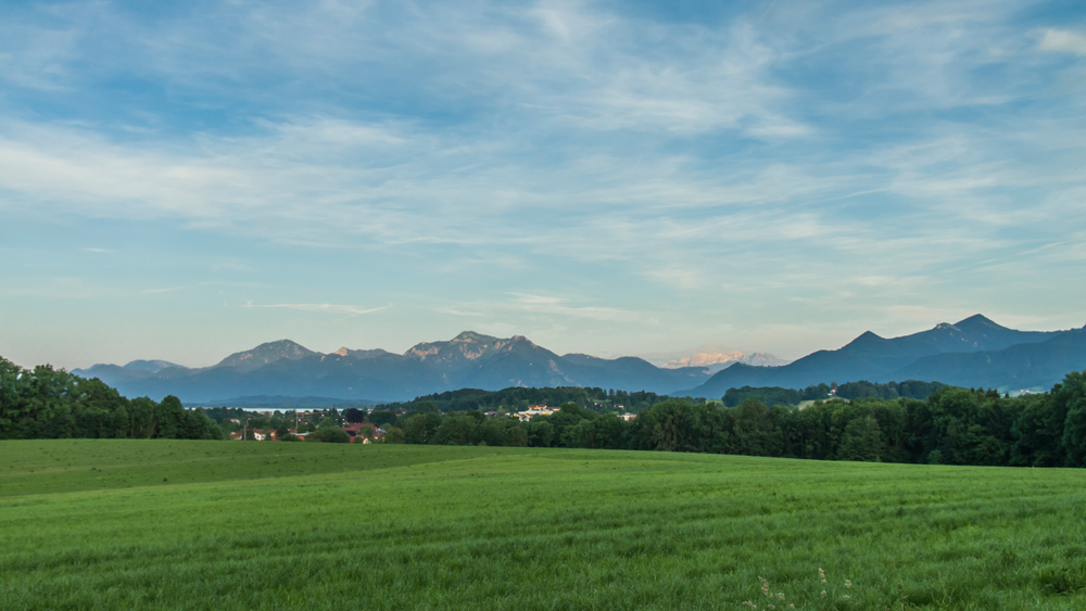 Aussicht vom Erzbischof-Hefter-Haus in Rimsting