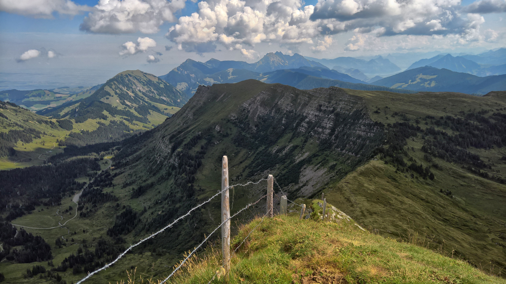 Aussicht vom  Fürstein - Glaubenberg