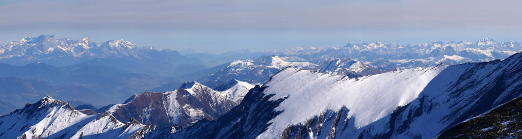 aussicht vom gletscher