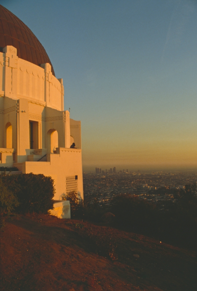Aussicht vom Griffith Observatory auf Downtown LA