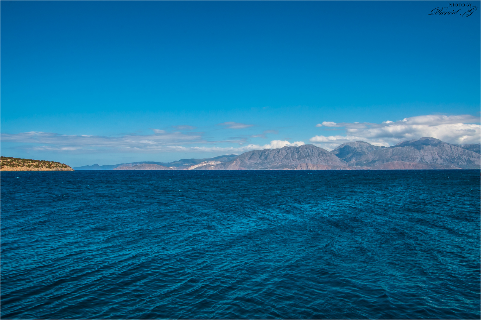 Aussicht vom Hafen Agios Nikolaos