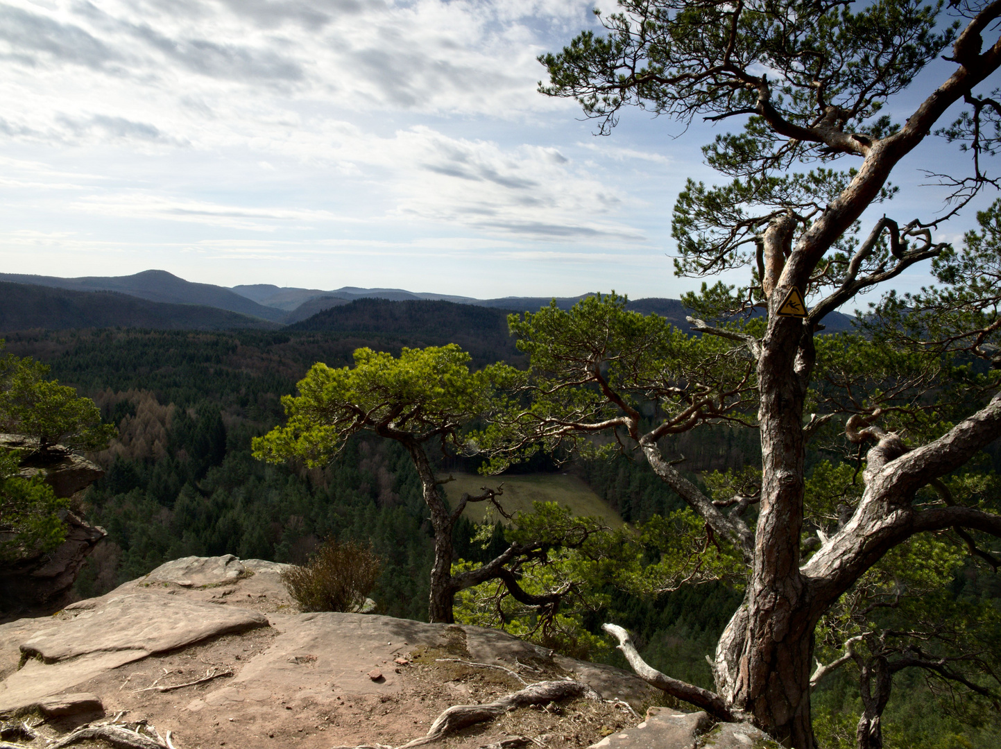 Aussicht vom Heidenstein (Schlüsselfelsen)