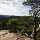 Aussicht vom Heidenstein (Schlüsselfelsen)