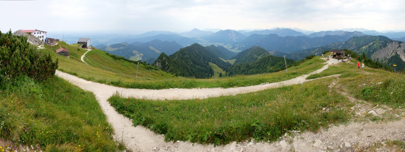 Aussicht vom Hochfelln