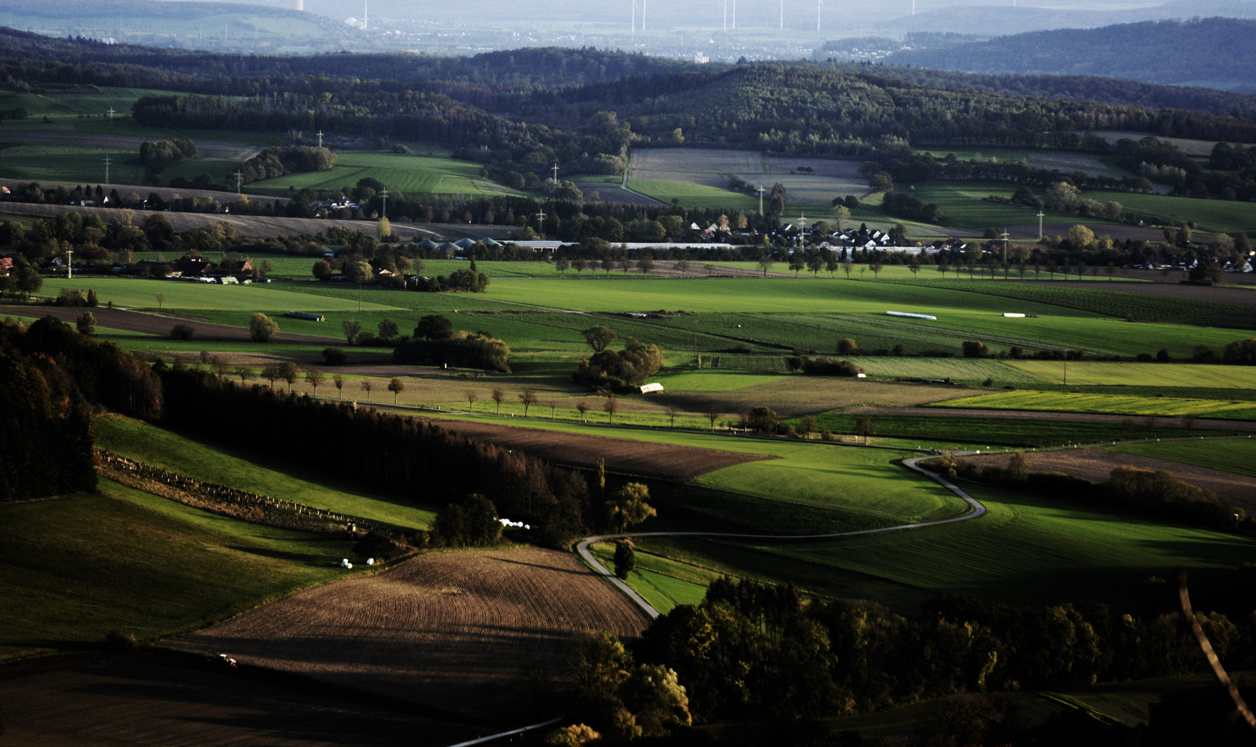 Aussicht vom Hohenstein herunter