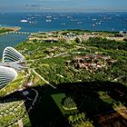 Aussicht vom Marina Bay Sands Hotel - Singapur