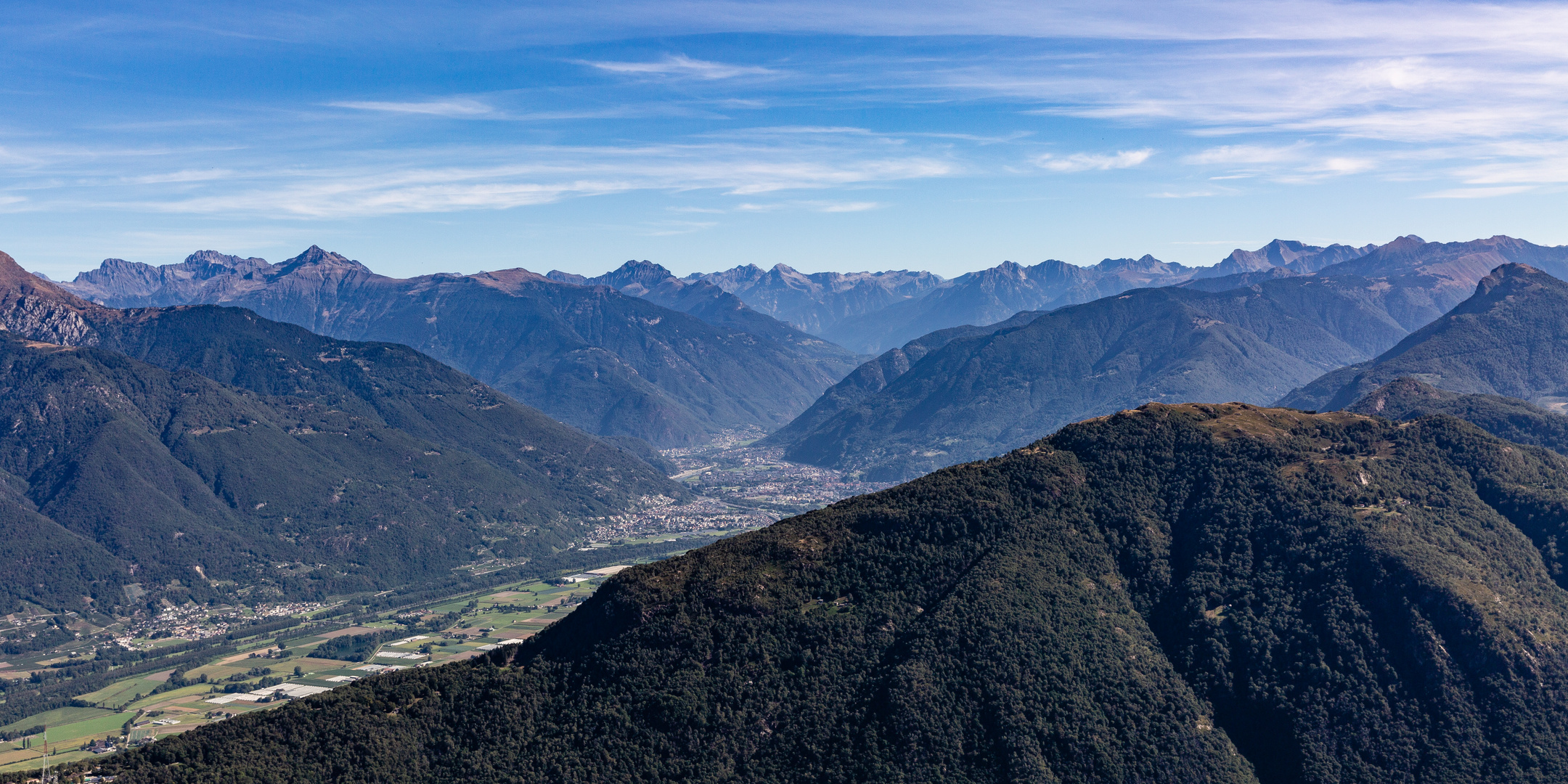 Aussicht vom Monte Tamaro...