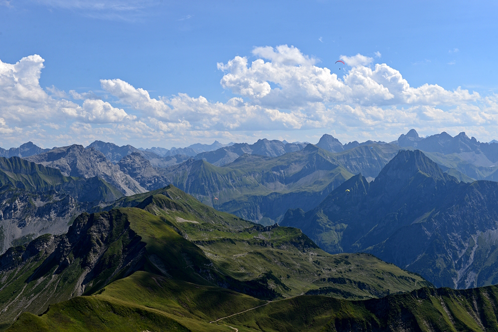 *Aussicht vom Nebelhorn*