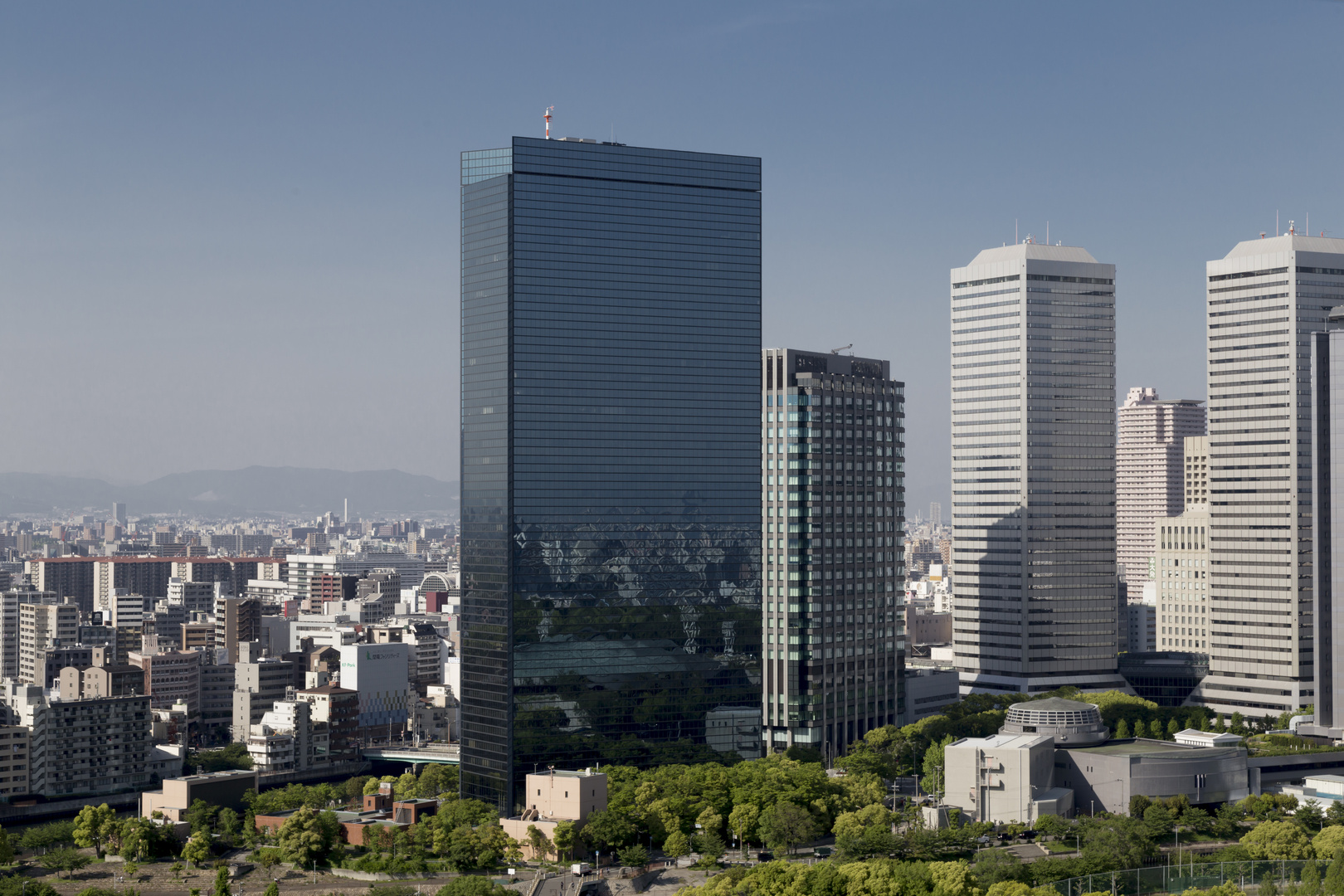 Aussicht vom Osaka Castle