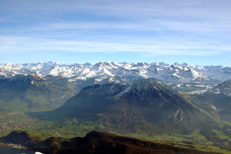 Aussicht vom Pilatus (Schweiz)