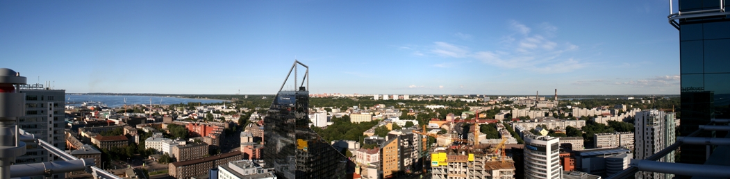 Aussicht vom Radisson SAS in Tallinn