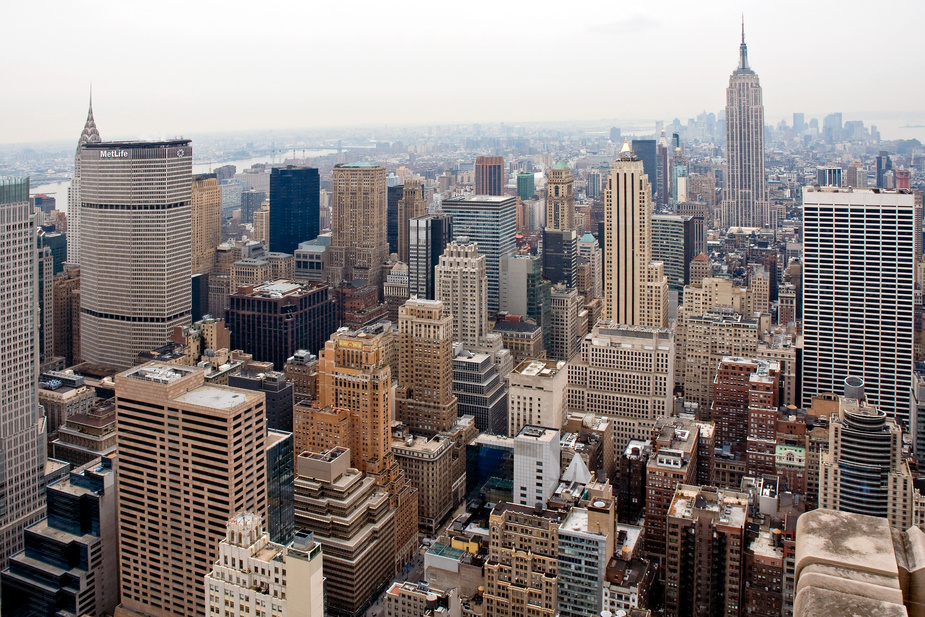 Aussicht vom Rockefeller Center in Manhattan