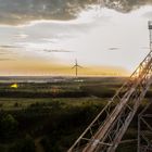 ...Aussicht vom Schaufelradbagger zum Lausitzring...