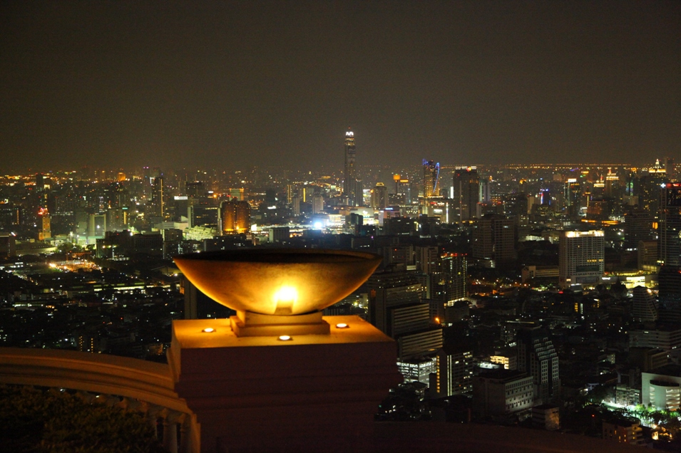 Aussicht vom Scirocco/The Dome 2 - Lebua at State Tower - Bangkok - Thailand - Oktober 2011