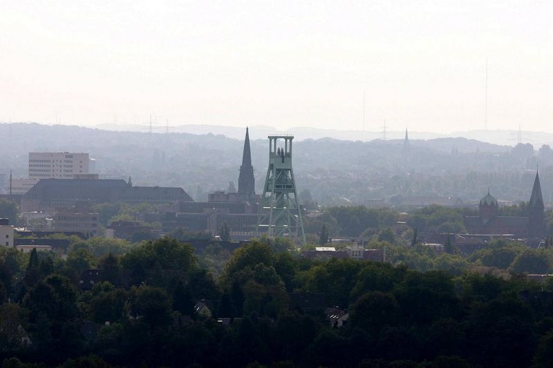 Aussicht vom Tippelsberg über Bochum