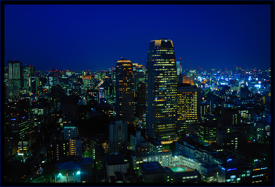 Aussicht vom Tokio Tower