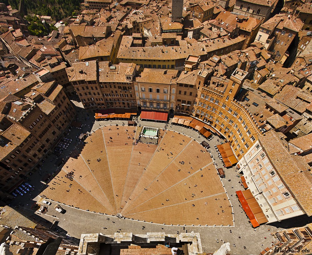 Aussicht vom Torre del Mangia