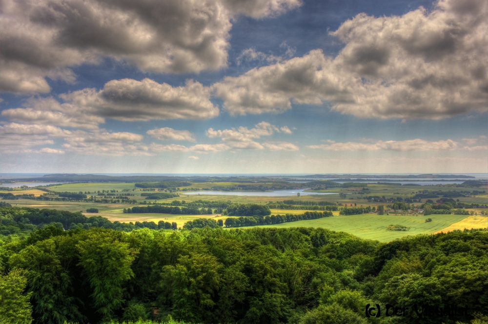 Aussicht vom Turm Schloß Granitz