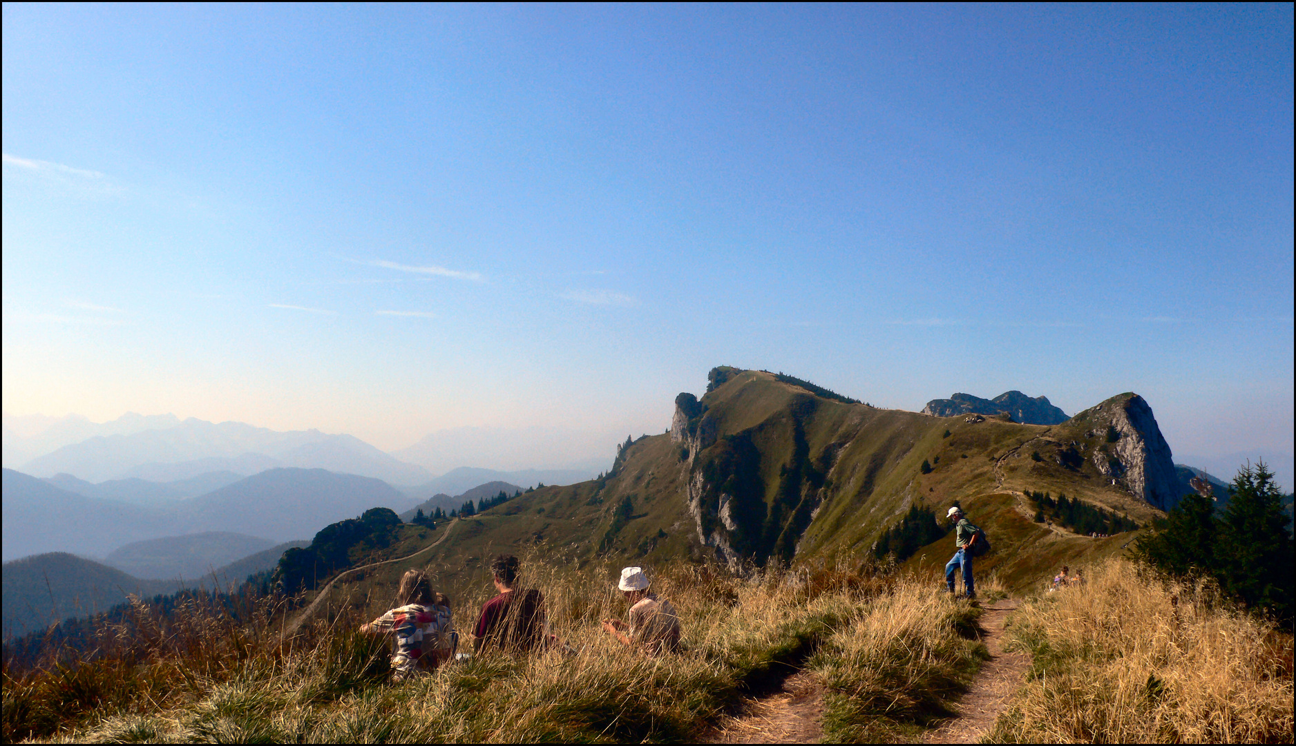 Aussicht von der Benediktenwand