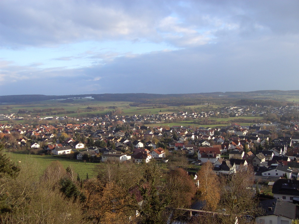 Aussicht von der Burg Staufenberg