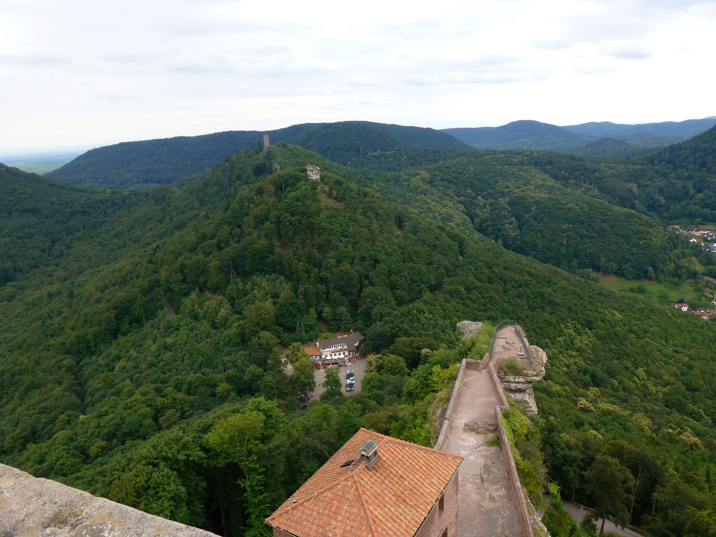 Aussicht von der Burg Trifels