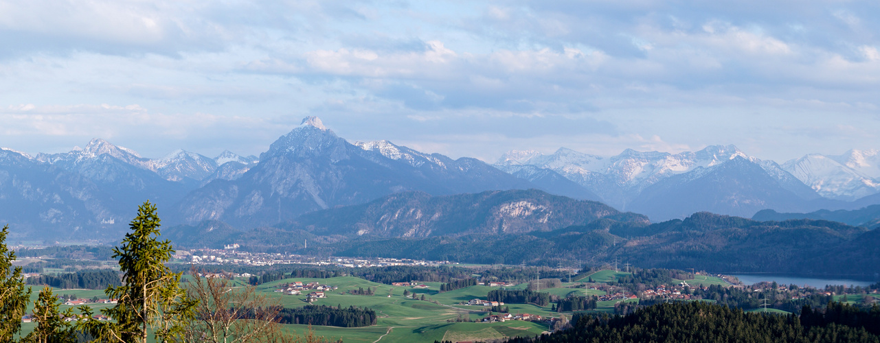 Aussicht von der Burgruine Eisenberg